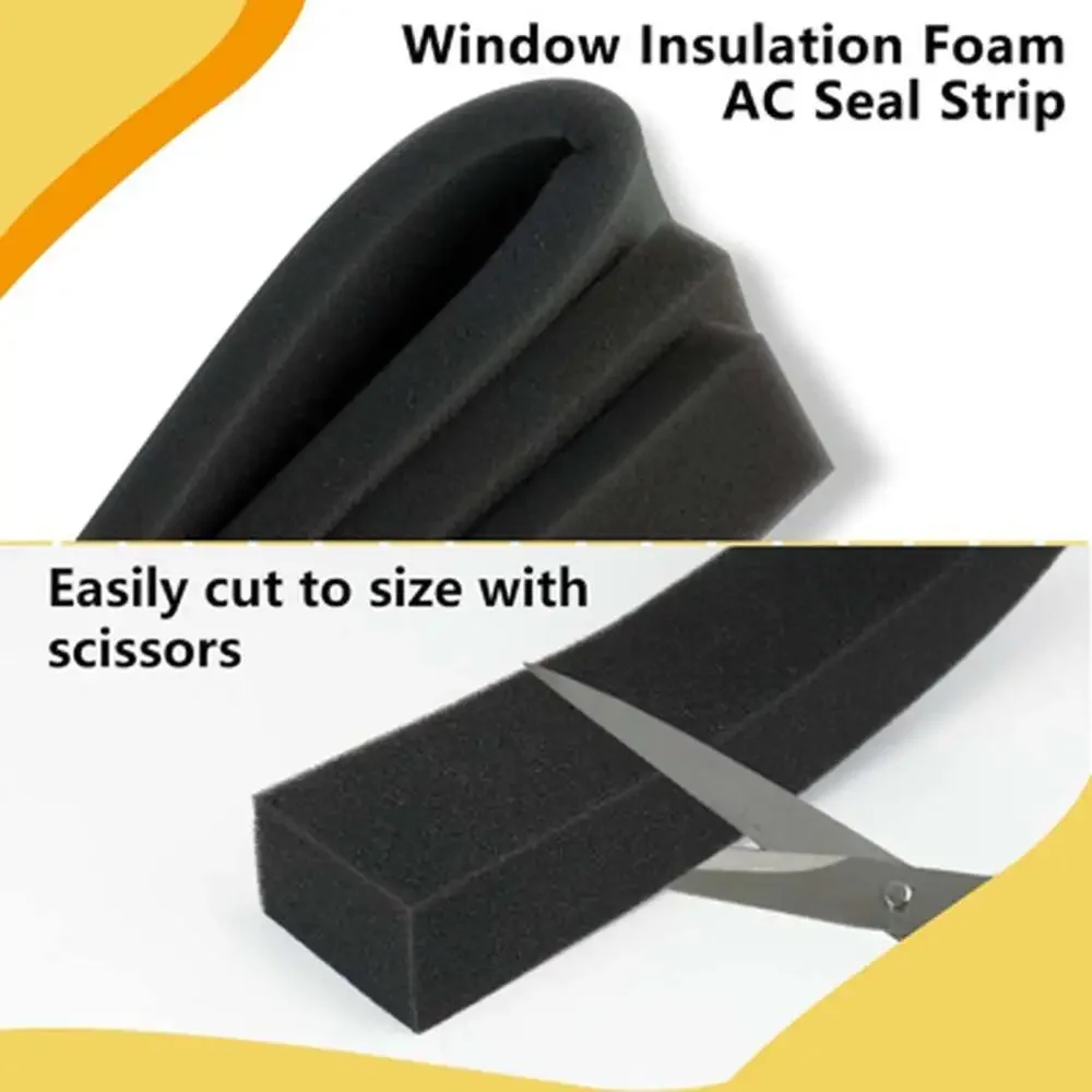 Window Air Conditioner Insulation Panels Foam Sealing Strip Kit 17X9 Inches For